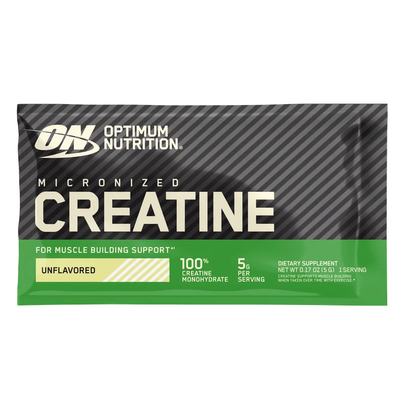Optimum Nutrition Micronized Creatine Stick Packs, front of package