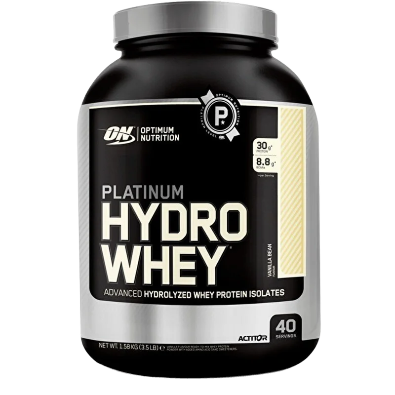 Optimum Nutrition PLATINUM HYDROWHEY, front of package