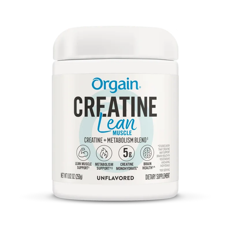 Orgain Creatine Lean Muscle, front of package