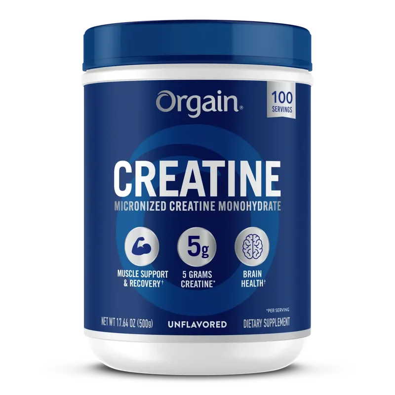 Orgain Creatine Monohydrate, front of package