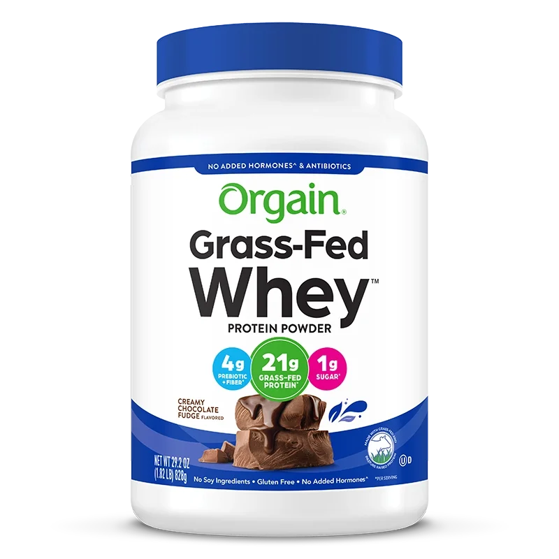 Orgain Whey Protein Powder, front of package