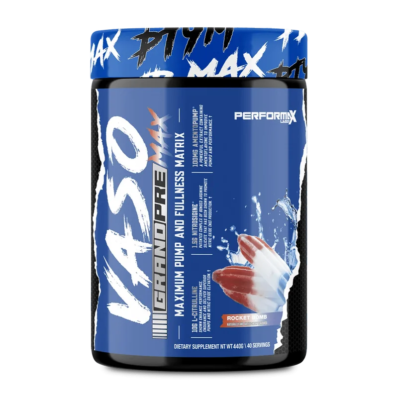 Performax Labs VasoMax Grand Pre, front of package