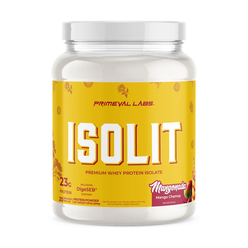 Primeval Labs ISOLIT - Whey Protein Isolate, front of package