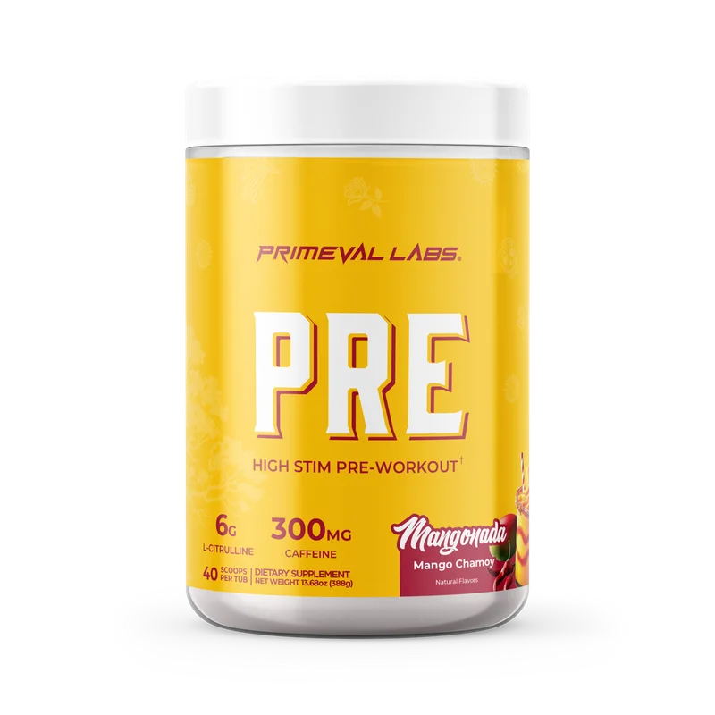 Primeval Labs Pre-Workout, front of package