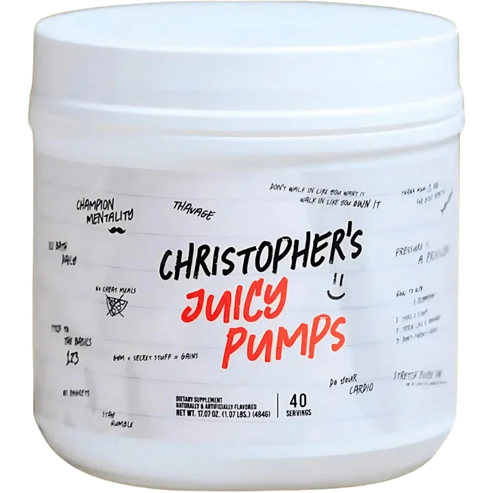 RAW Nutrition Christopher's Juicy Pumps, front of package