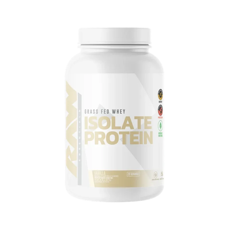 RAW Nutrition Isolate Protein, front of package