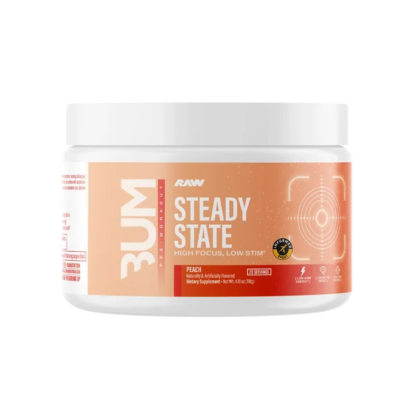 RAW Nutrition Steady State, front of package