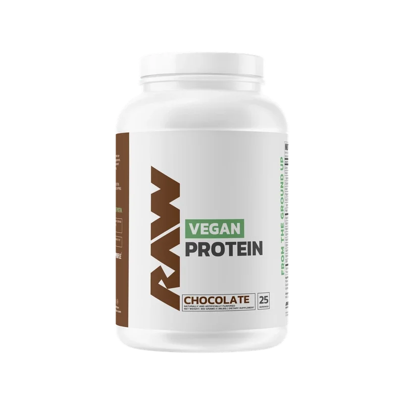 RAW Nutrition Vegan Protein, front of package