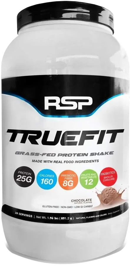 RSP Nutrition TrueFit Protein, front of package