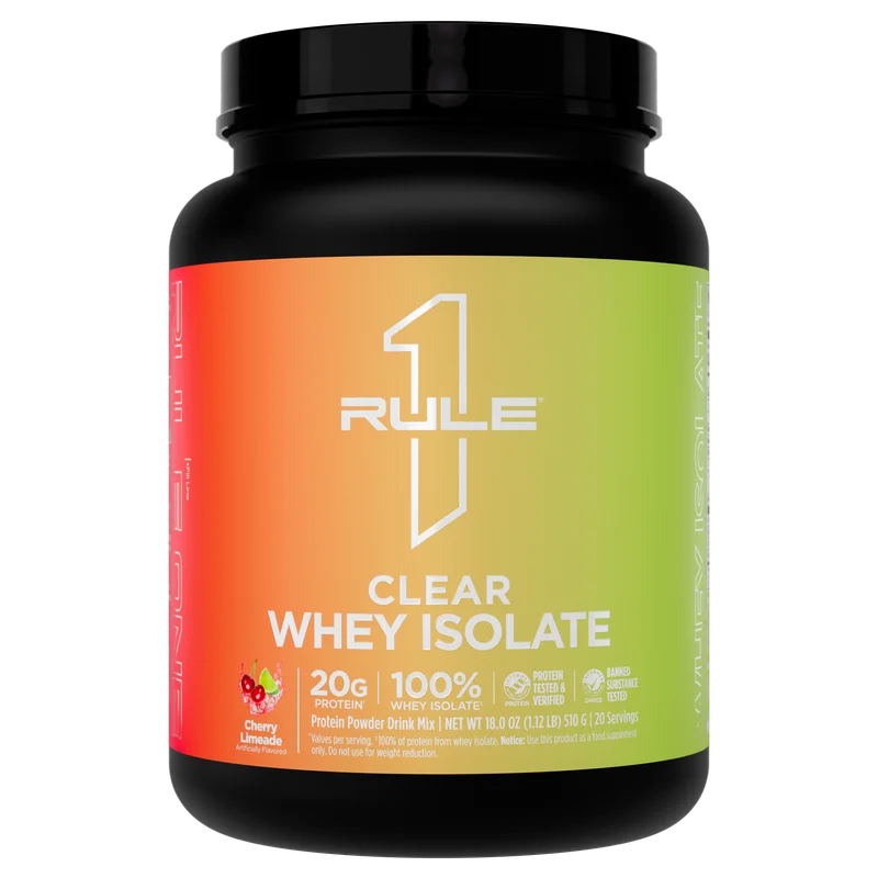 Rule 1 Clear Whey Isolate, front of package