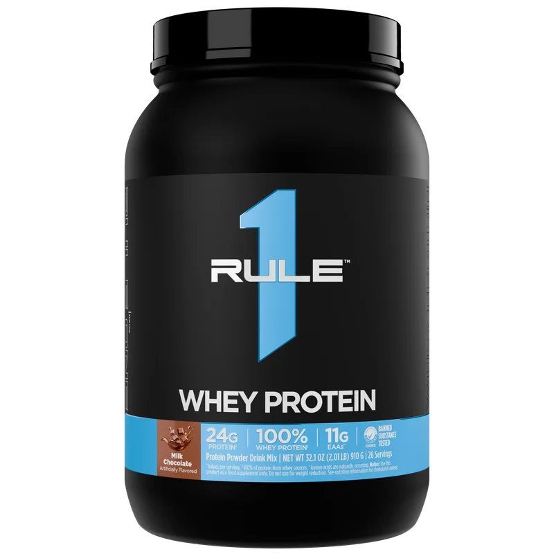 Rule 1 Whey Protein, front of package