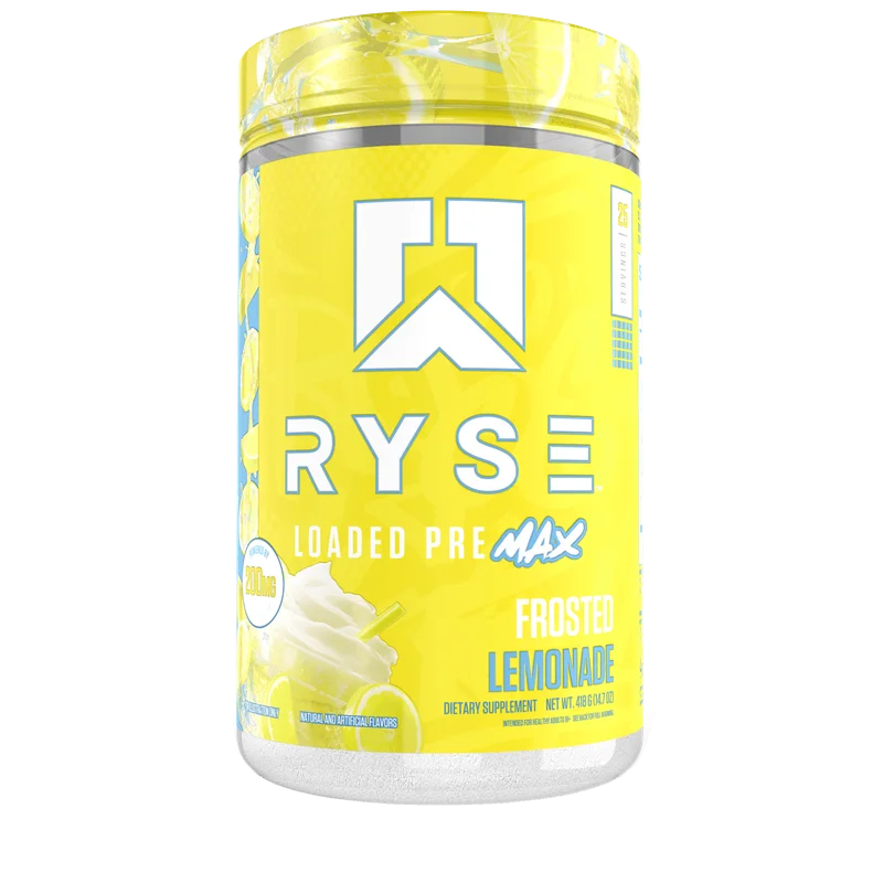 RYSE Loaded Pre MAX, front of package