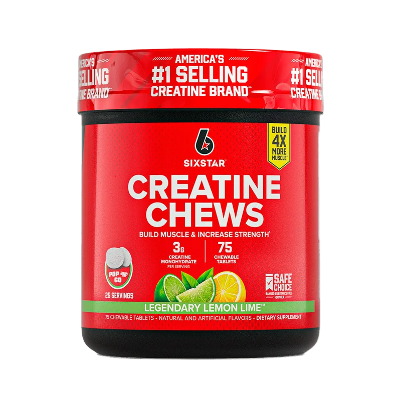 Six Star Pro Nutrition Creatine Chews, front of package