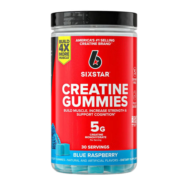 Six Star Pro Nutrition Creatine Gummies, front of package