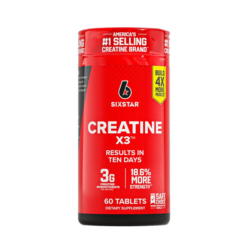 Six Star Pro Nutrition Creatine X3 Pill, front of package