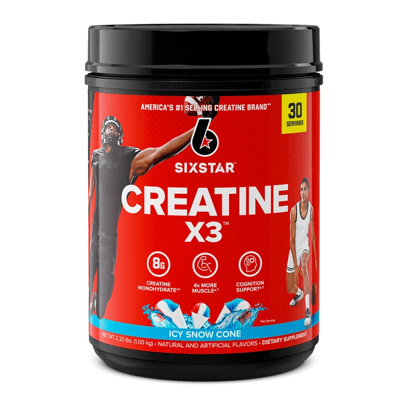 Six Star Pro Nutrition Creatine X3, front of package