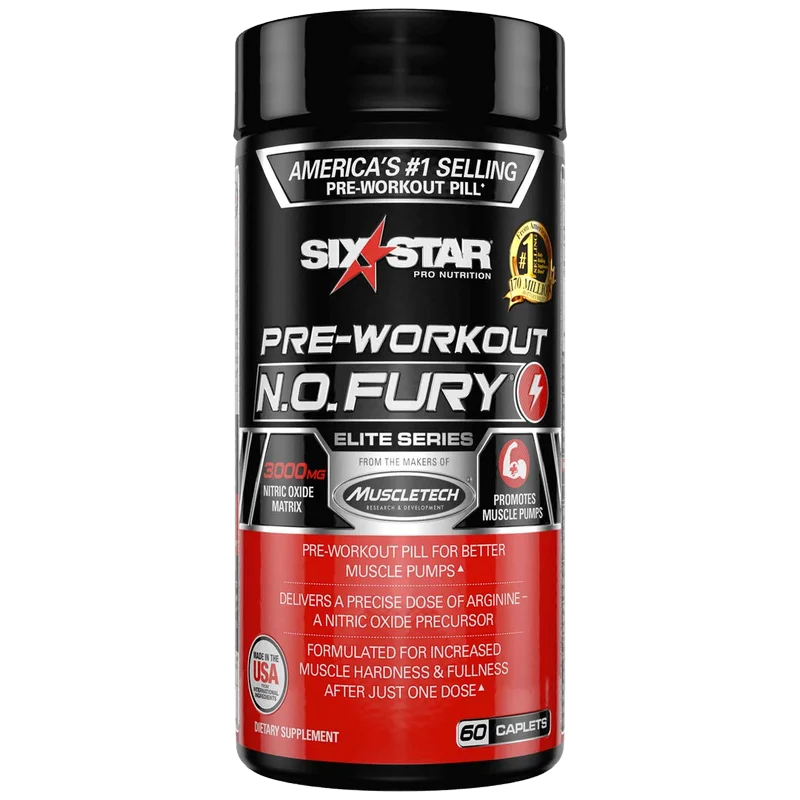 Six Star Pro Nutrition N.O. Fury, front of package
