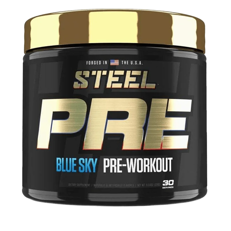 Steel Supplements PRE, front of package