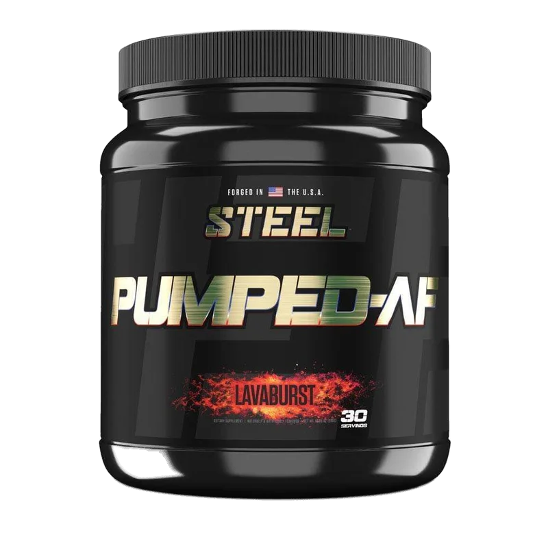 Steel Supplements PUMPED-AF, front of package