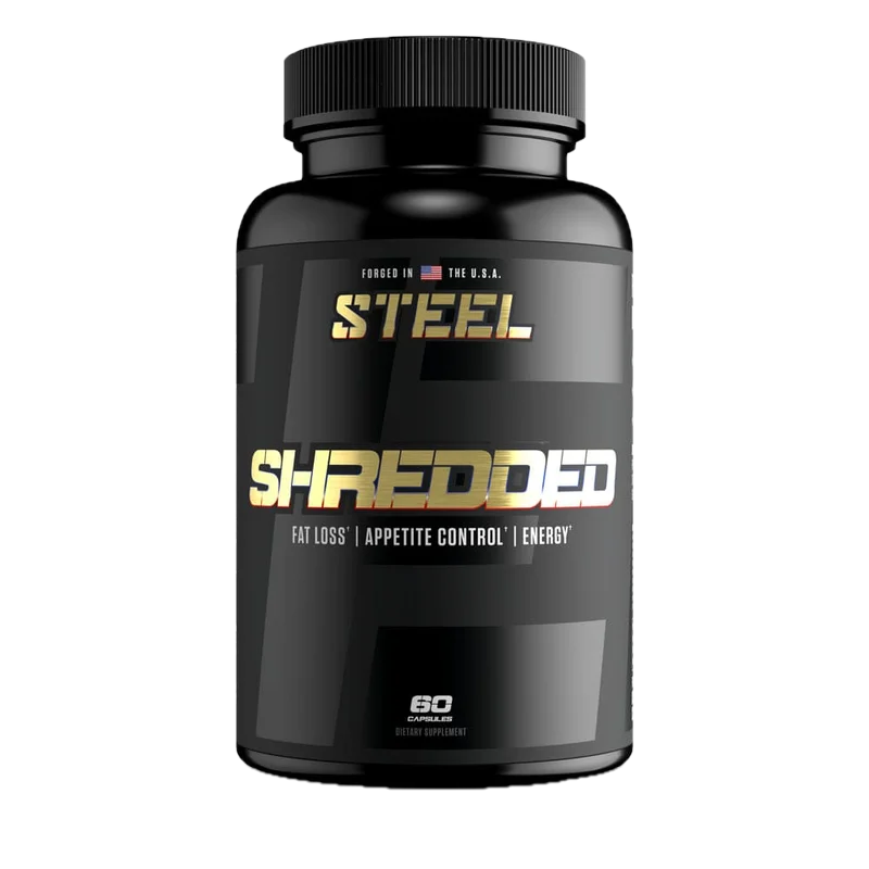 Steel Supplements SHREDDED-AF, front of package