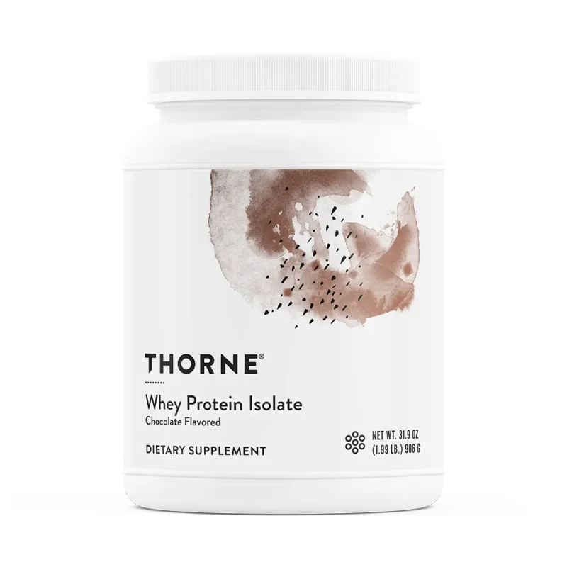 Thorne Whey Protein Isolate, front of package
